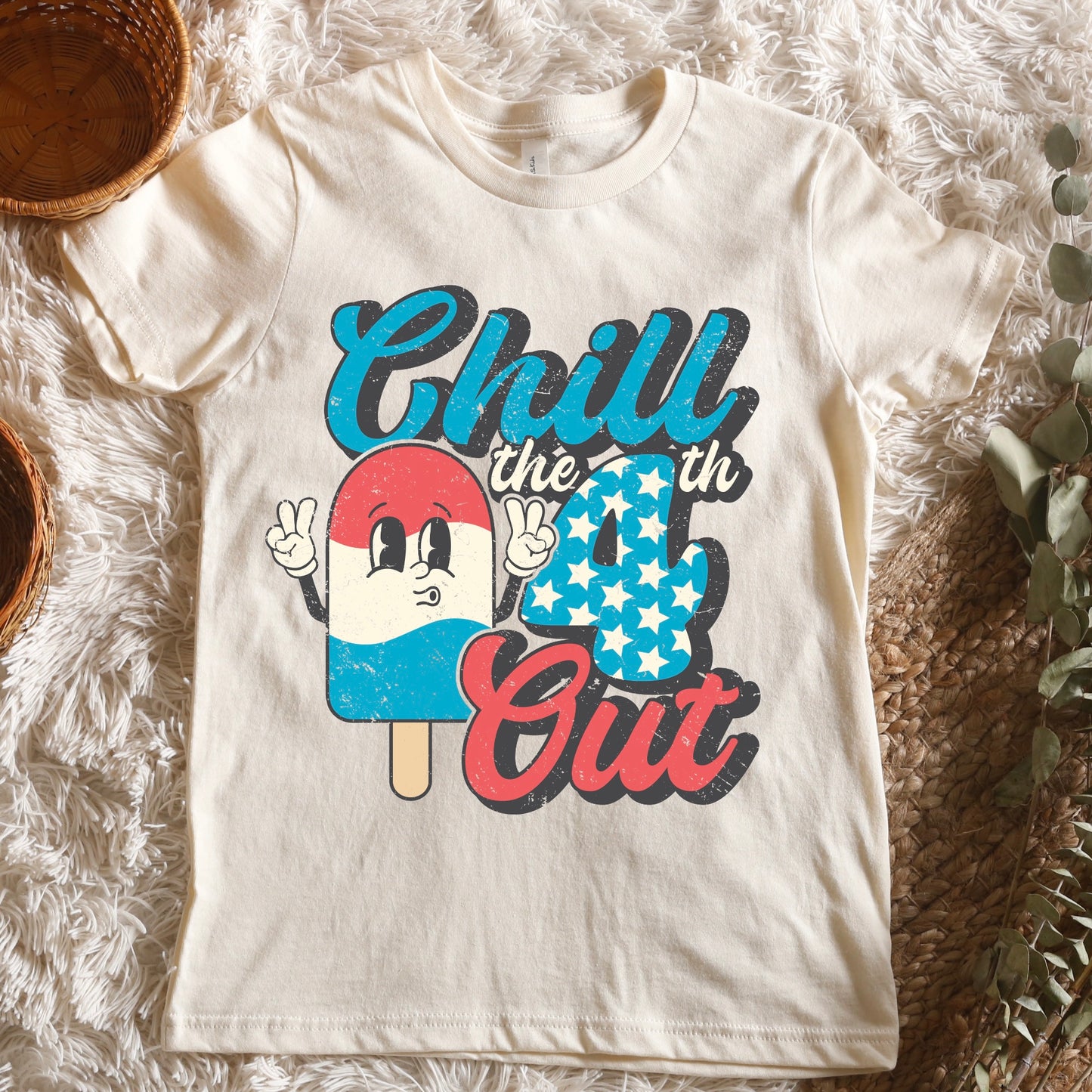 Chill The Fourth Out Kids Tee