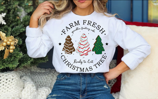 Farm Fresh Christmas Trees ADULT Tee