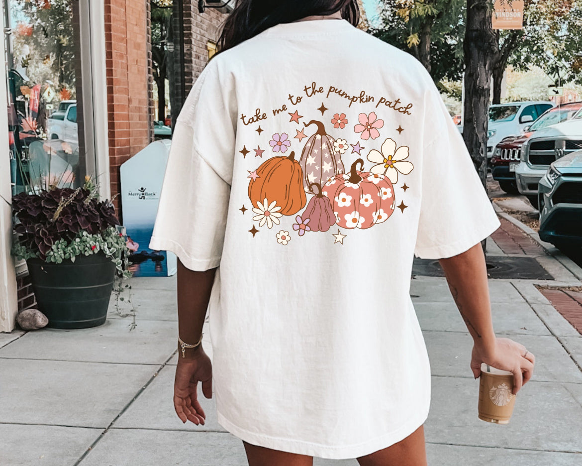 Take Me To The Pumpkin Patch Kids Tee