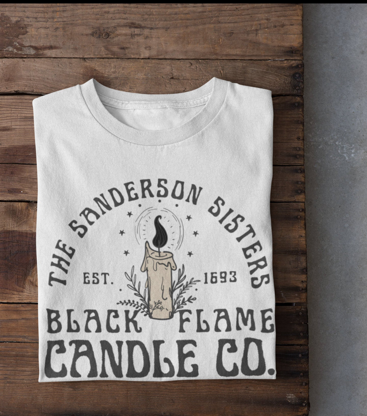 Black Flame Candle Co Adult Tee