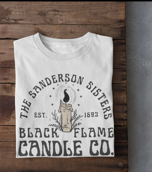 Black Flame Candle Co Adult Tee