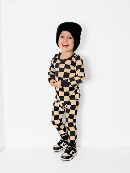 Checked Out 2-Piece Pajama Set