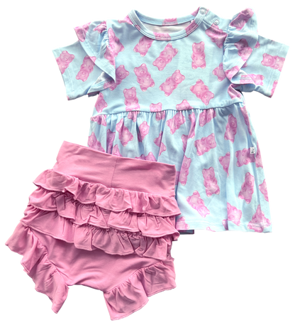 Addison Bamboo Peplum + Bummie Set