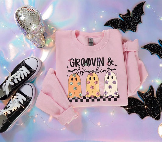 Groovin’ And Spookin’ Kids Tee