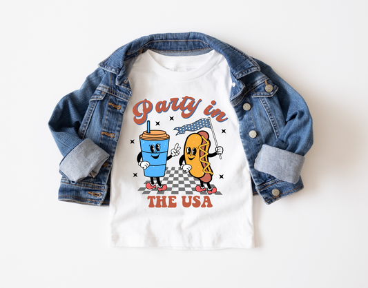 Party In The USA Kids Tee