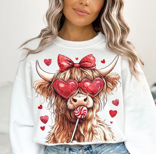 Highland Cow Sucker (adult) Tee