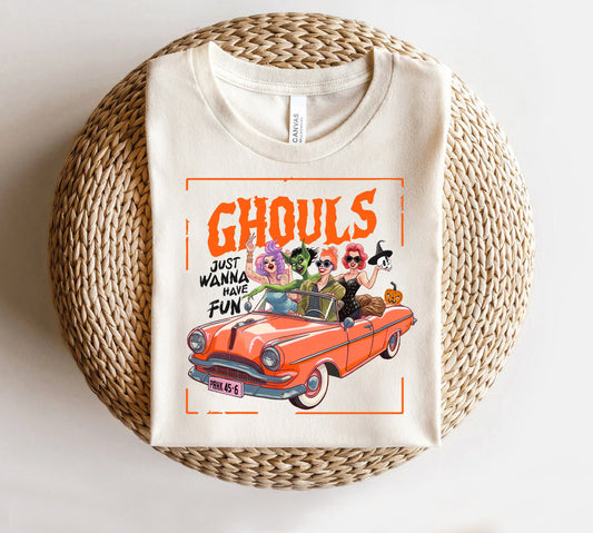 Ghouls Just Wanna Have Fun Kids Tee