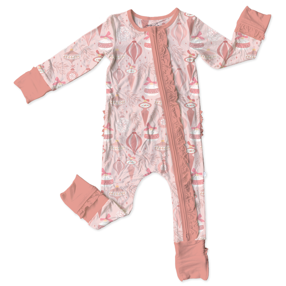 Chiara Bamboo Ruffle Convertible Footie