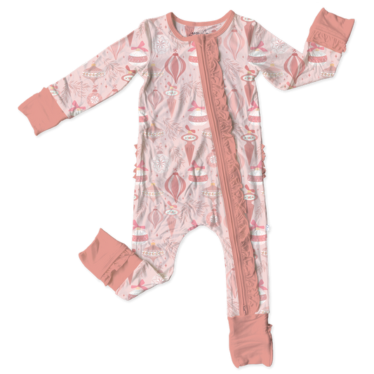 Chiara Bamboo Ruffle Convertible Footie