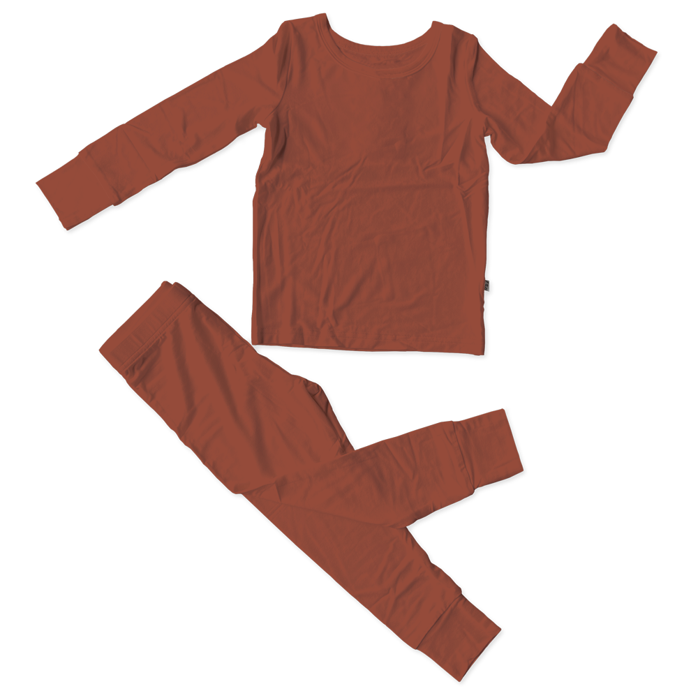 Clay Bamboo 2-Piece Long Sleeve Set