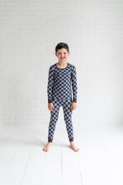 Stone Checkers 2-Piece Pajama Set