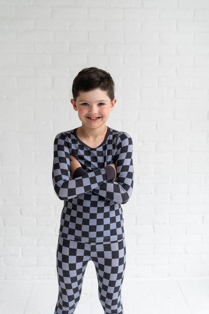 Stone Checkers 2-Piece Pajama Set