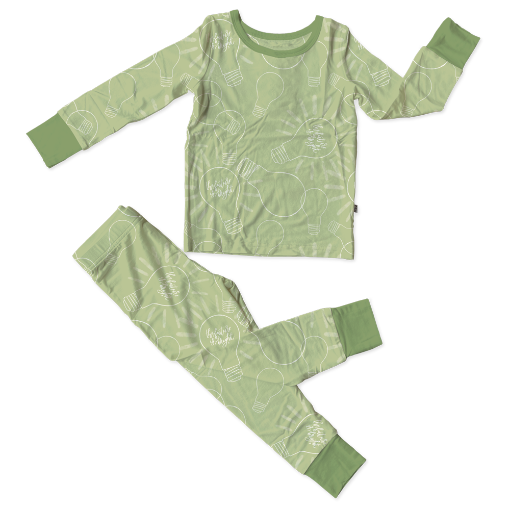 Dylan Green Bamboo 2-Piece Long Sleeve Set