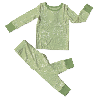 Dylan Green Bamboo 2-Piece Long Sleeve Set