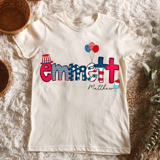 Personalized FOJ Name Kids Tee