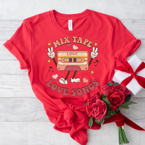 Mix Tape Love Songs Kids Tee