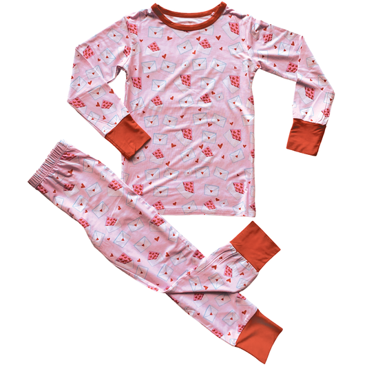 Ezrah Envelopes Bamboo 2-Piece Long Sleeve Set