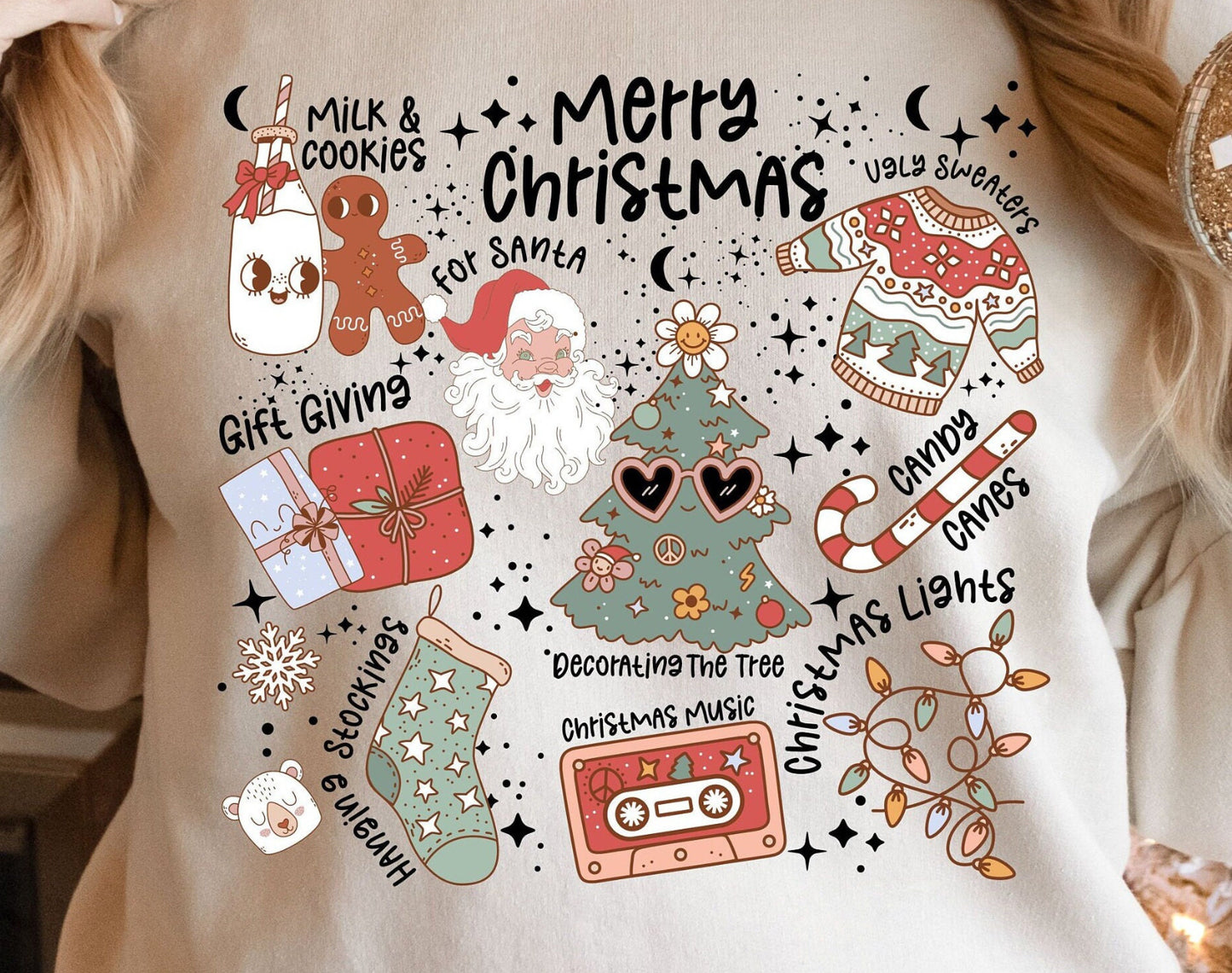 Christmas Collage ADULT Tee