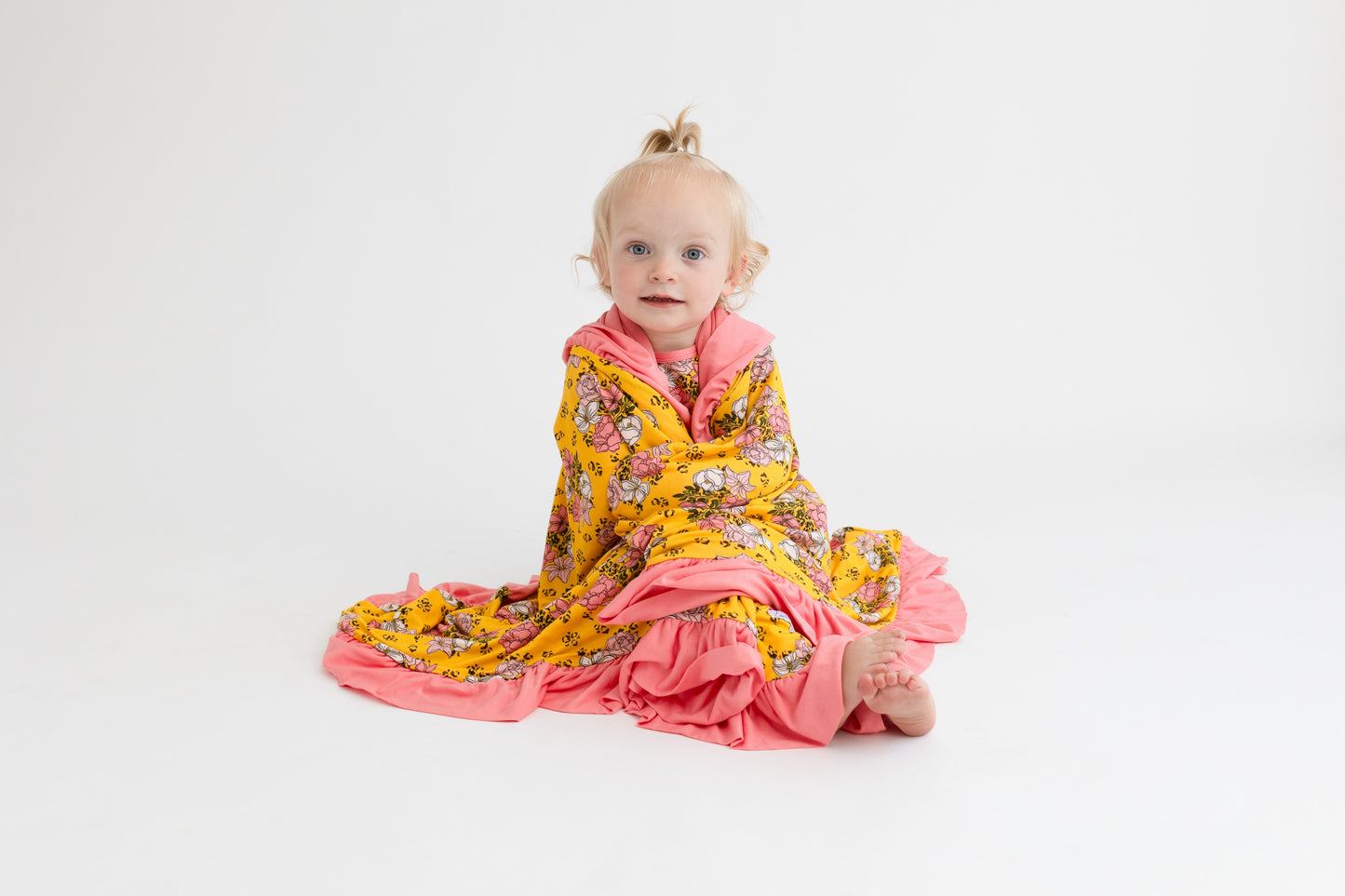 Brinley Bamboo Ruffle Toddler Blanket