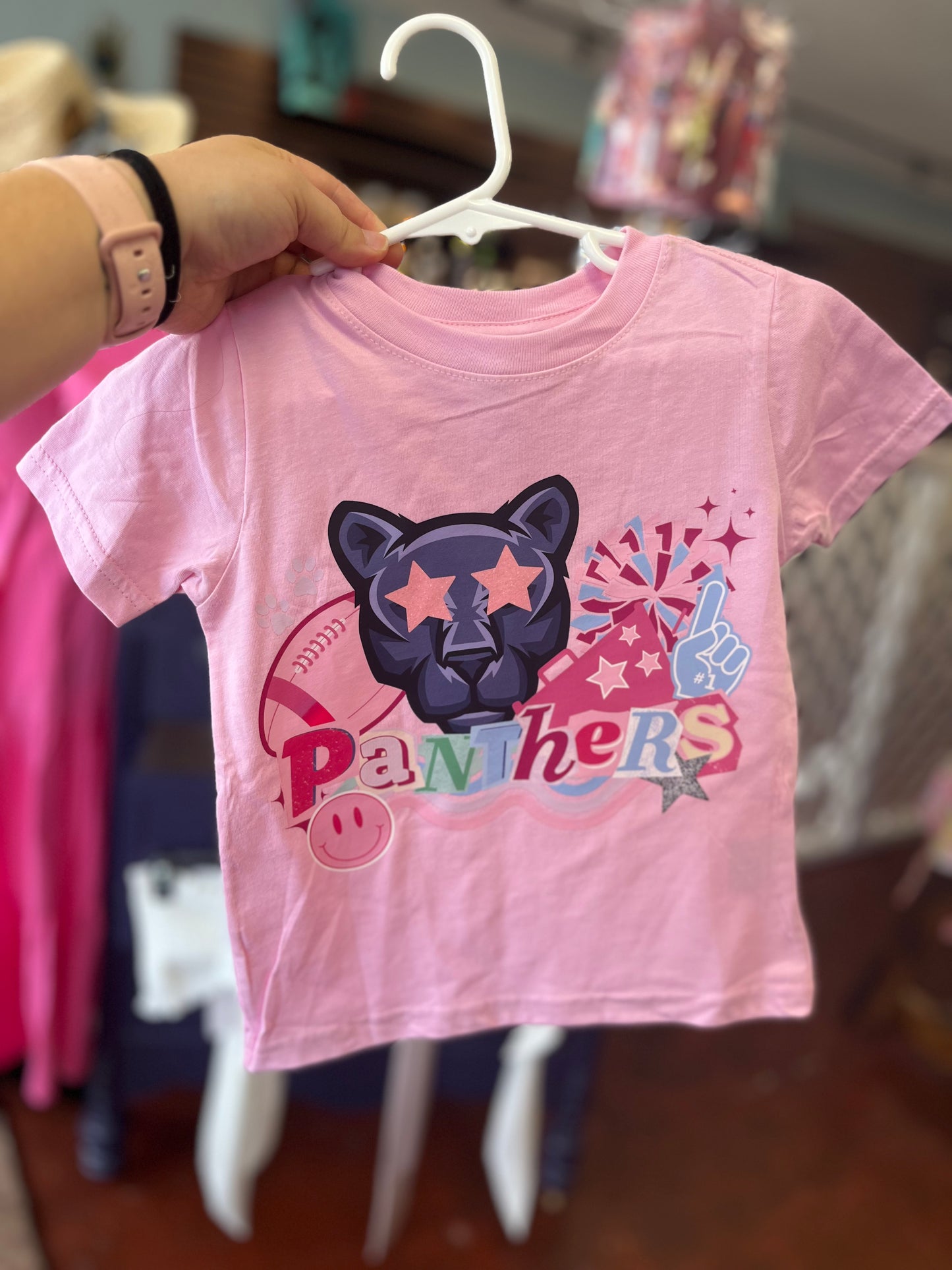 Retro Pink Panthers Kids Tee