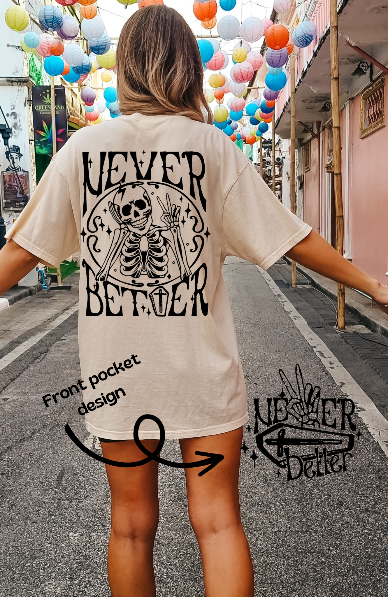 Never Better (Black) Tee