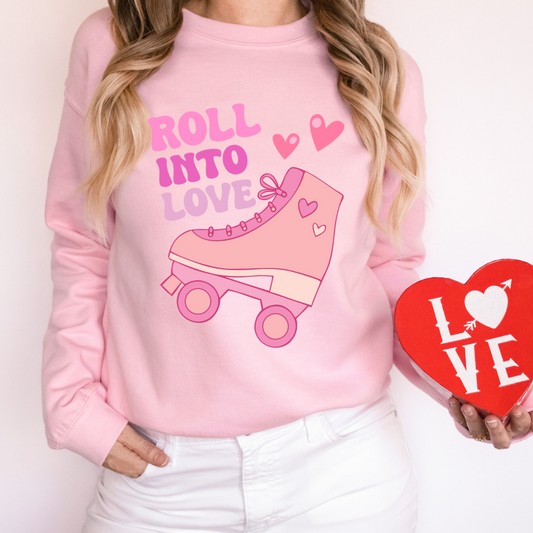 Roll Into Love (adult) Tee