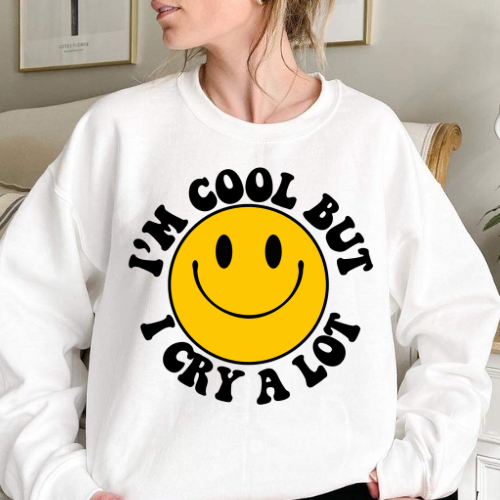 I’m Cool But I Cry A Lot (adult) Tee