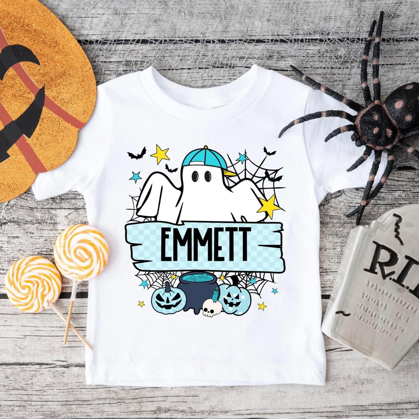 Personalized Boy Ghost Kids Tee