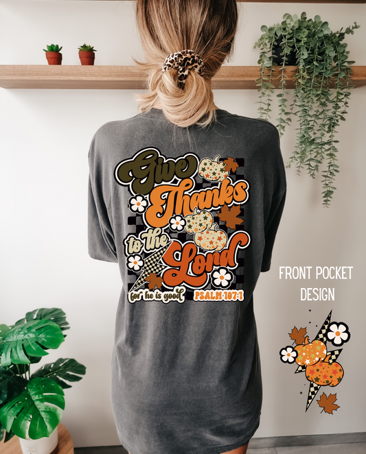 Give Thanks Adult Tee