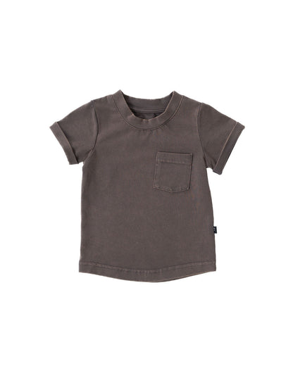 Slate Stonewash Kids Pocket Tee