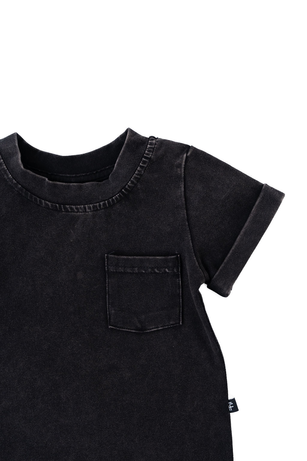 Onyx Stonewash Kids Pocket Tee