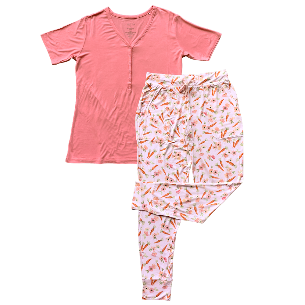 Lillian's Easter Carrots Bamboo Women's Lounge Pants