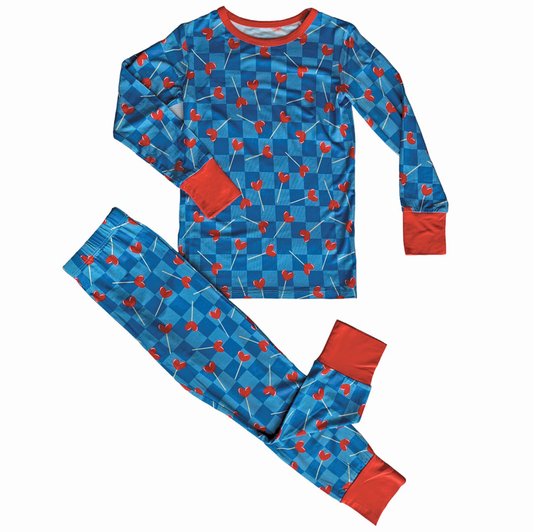 Lincoln Lollies Bamboo 2-Piece Long Sleeve Set