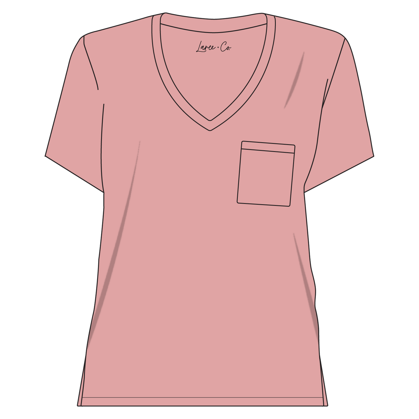 Mauve Bamboo Women's Everyday Tee