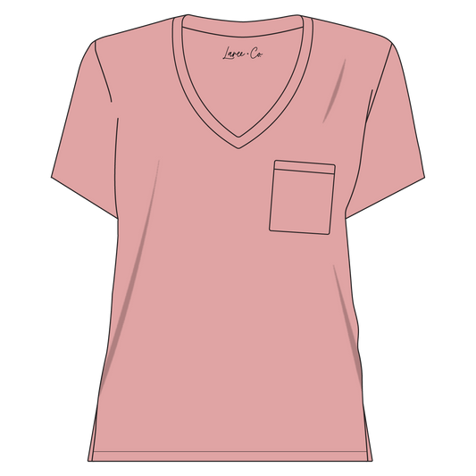 Mauve Bamboo Women's Everyday Tee