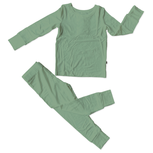 Sage Bamboo 2-Piece Long Sleeve Set