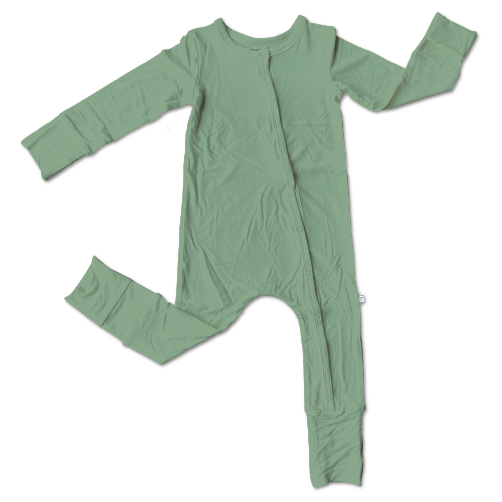 Sage Bamboo Convertible Snap Footie