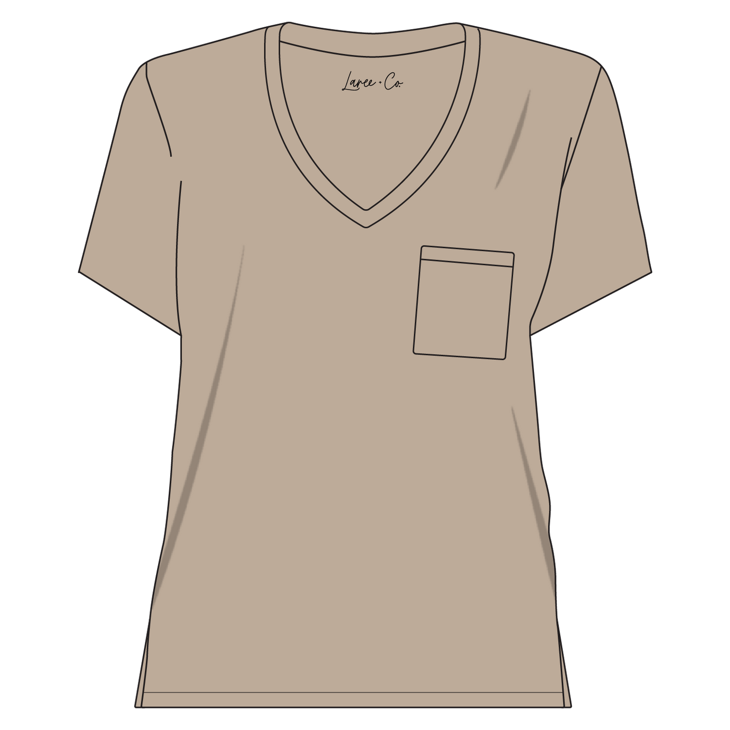 Taupe Bamboo Women's Everyday Tee