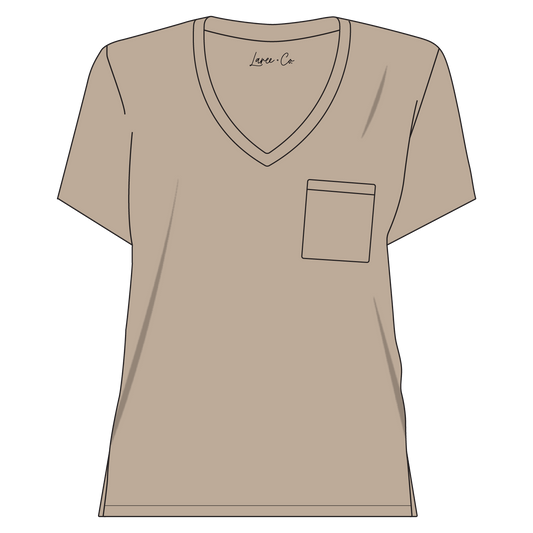 Taupe Bamboo Women's Everyday Tee