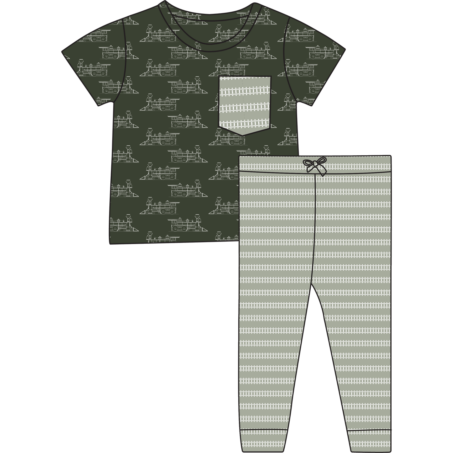 Thomas Bamboo Pocket Tee and Joggers