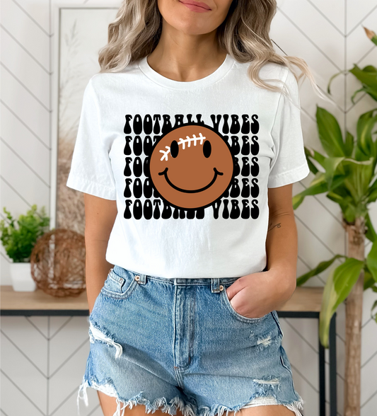 Football Vibes Adult Tee