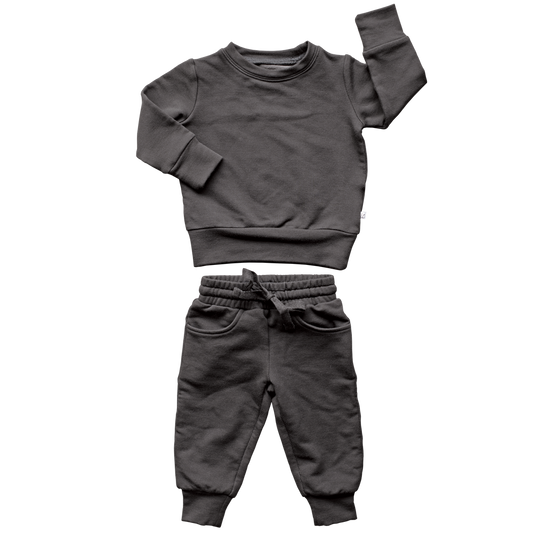 Weathered Brown Luxe Jogger Set