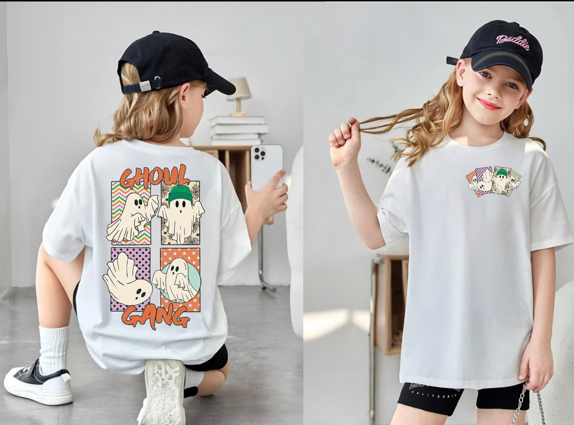 Ghoul Gang Tarrot Card Kids Tee