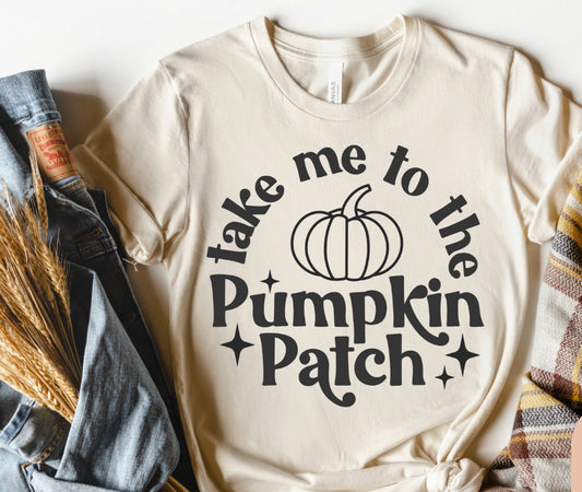 Take Me To The Pumpkin Patch Kids Tee