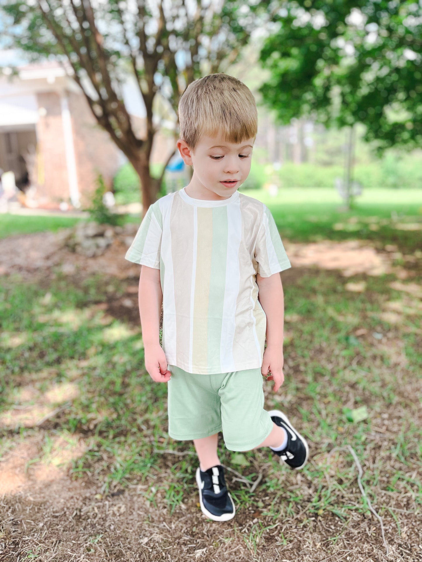 Boys Striped Tee