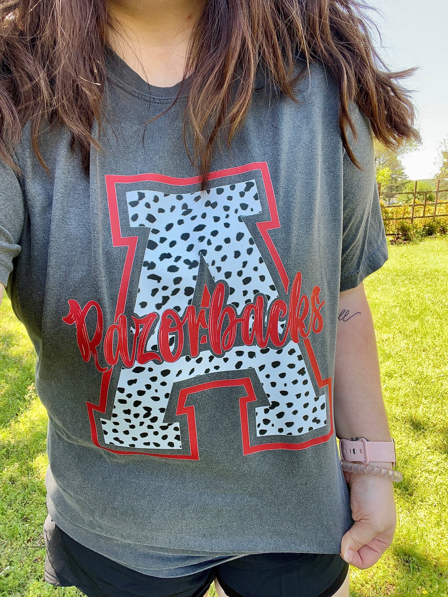 Polkadot Razorback Kids Tee