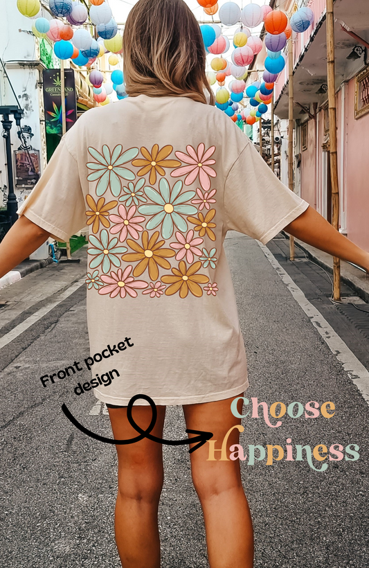 Choose Happiness Front/Back Tee