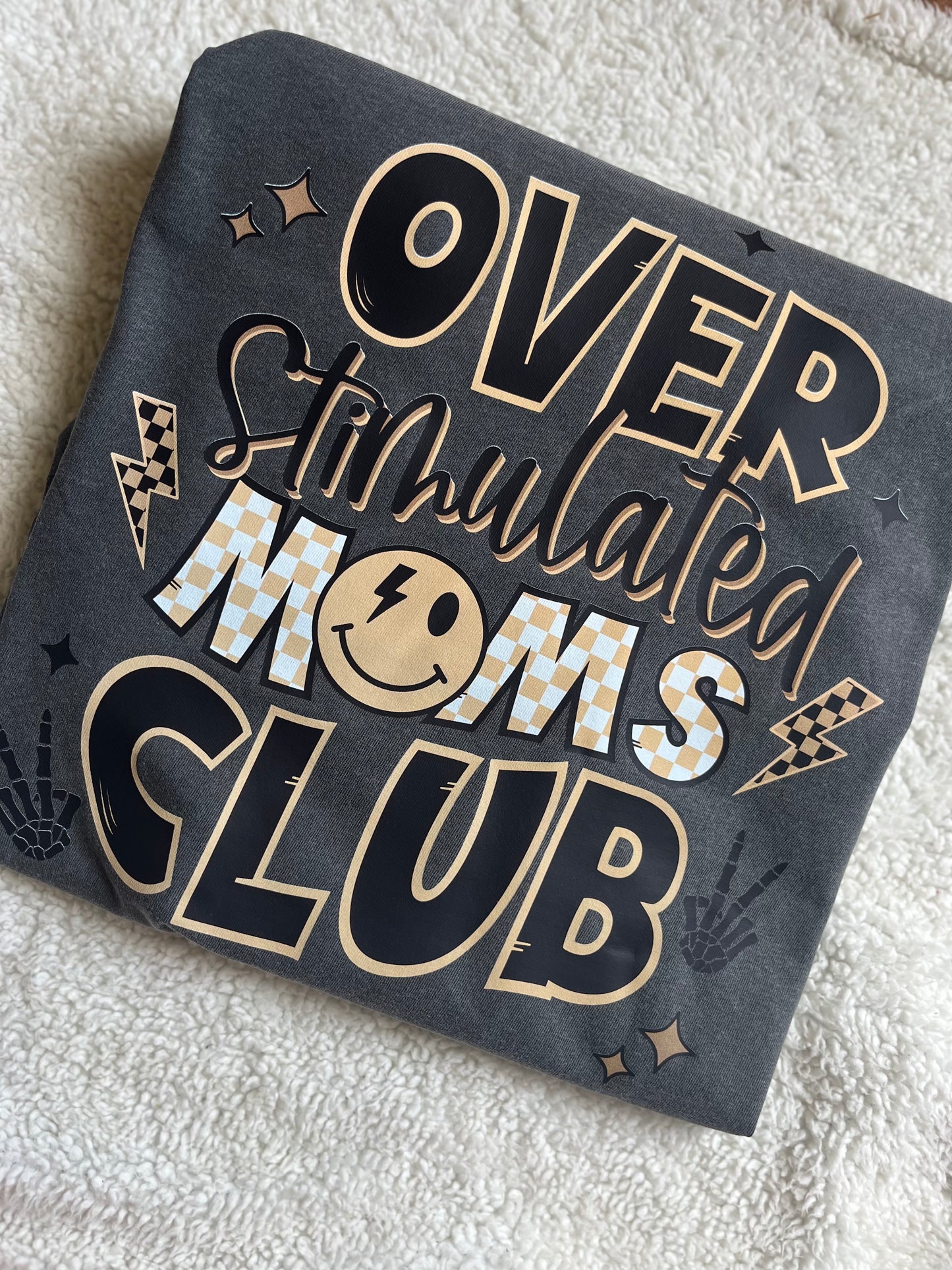 Overstimulated Moms Club Tee 2