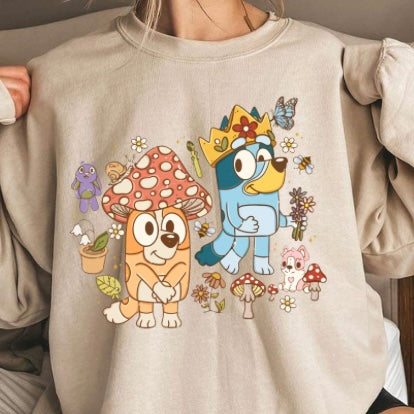 Cottagecore Friends Kids Tee