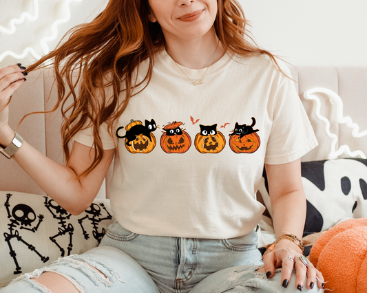 Silly Spooky Cat Adult Tee